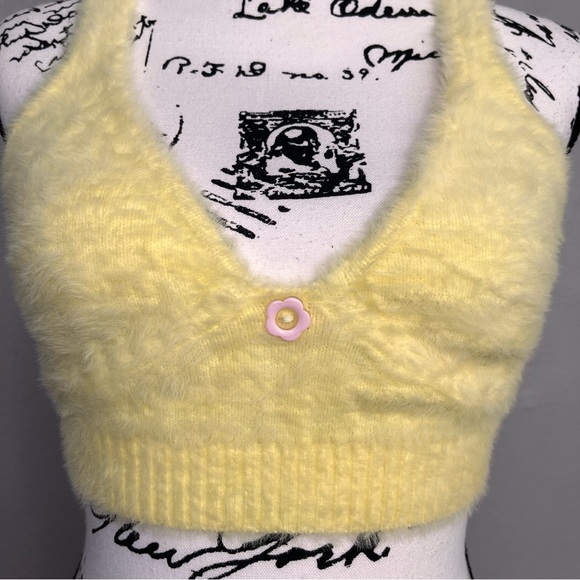 For Love & Lemons Devon Crop Tank Top - Picture 3 of 12